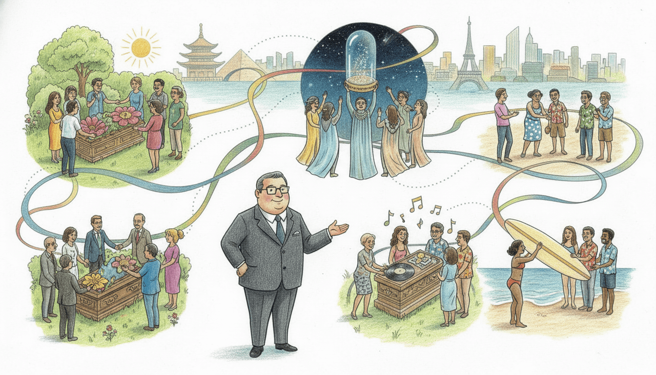 Global Funeral Trends: Personalization, Sustainability, and Technology Integration cover