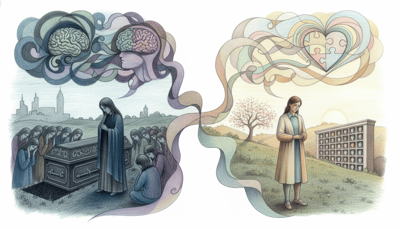 Psychological Impact of Funeral Choices: Burial vs. Cremation cover