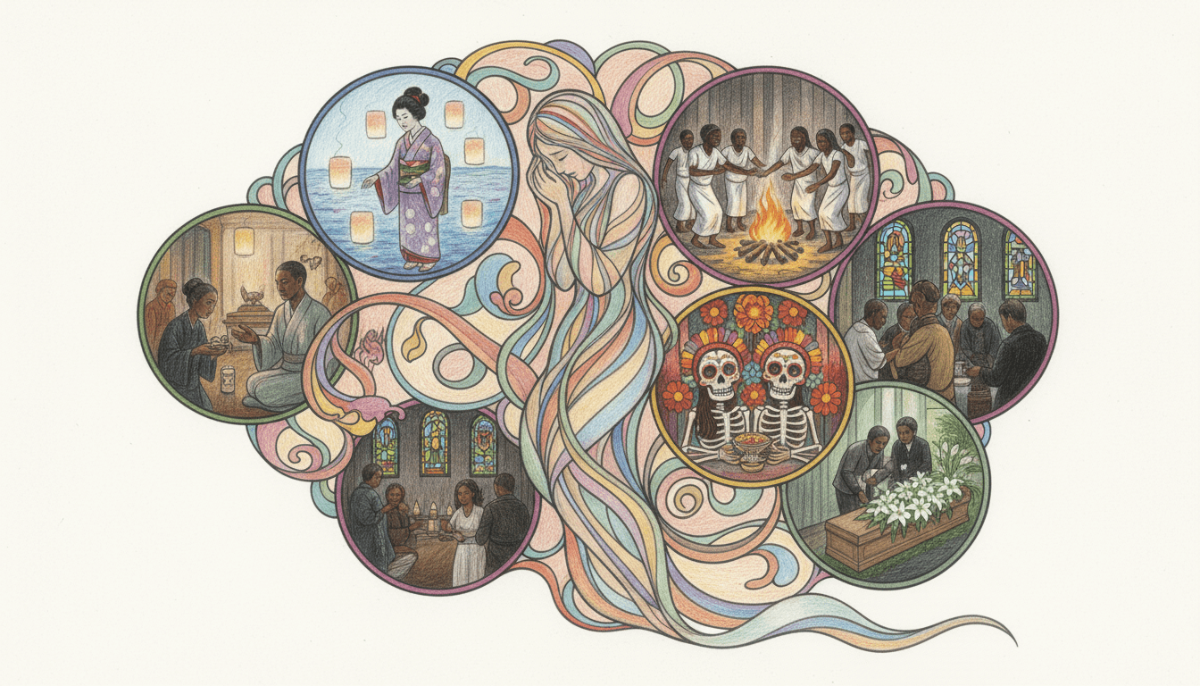 Cultural Perspectives on Grief: Understanding Global Mourning Traditions and Practices cover