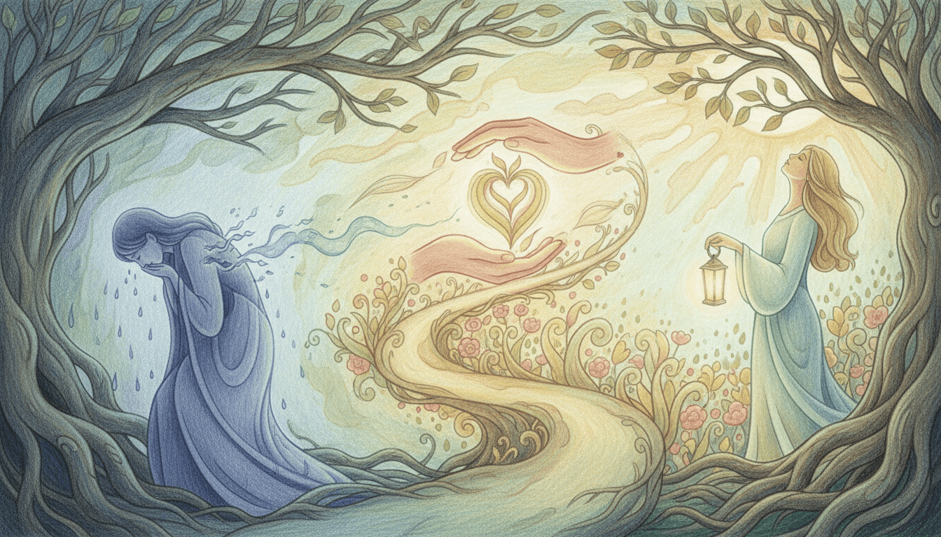 Hope and Healing in Grief: A Compassionate Guide to Emotional Adaptation cover